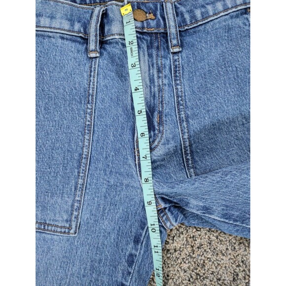 NWT J Crew Jeans High Rise Straight Crop Style Denim BT039 Size 27 Patch Pockets - Picture 12 of 15